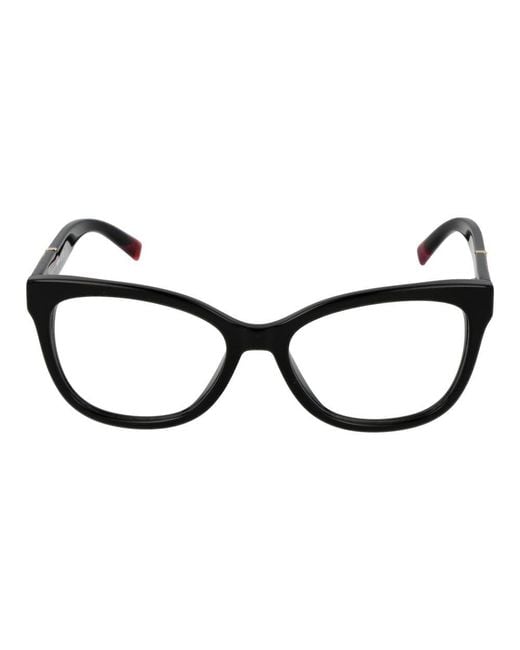 Missoni Black Cat Eye Full-Rim Acetate Optical Frames With Spring Hinge for men