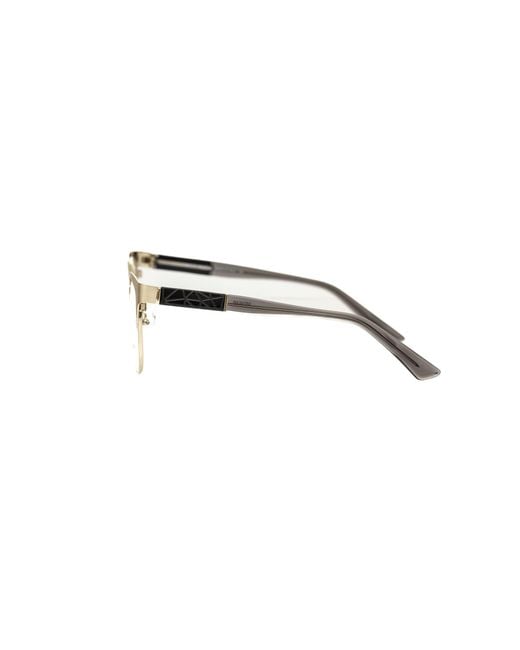 Frankie Morello Multicolor Geometric Chic Clubmaster Eyeglasses