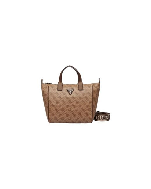 Guess Multicolor White Polyethylene Handbag