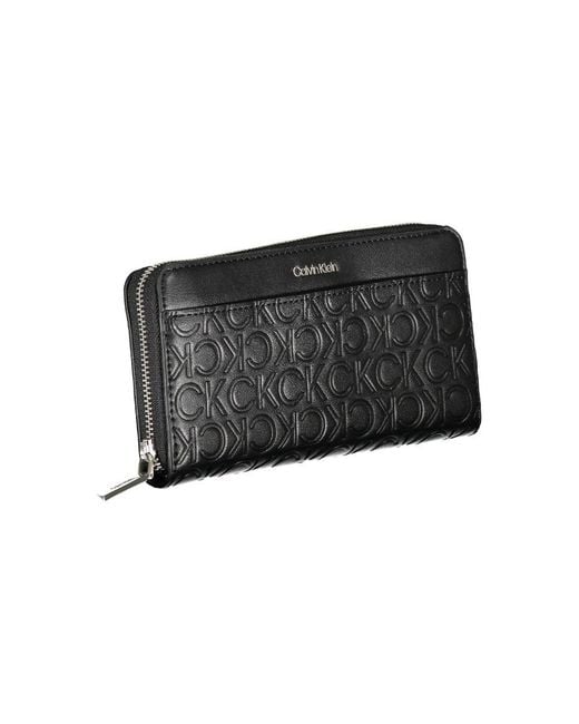 Calvin Klein Black Elegant Five-Compartment Designer Wallet