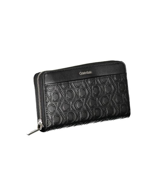 Calvin Klein Black Elegant Five-Compartment Designer Wallet
