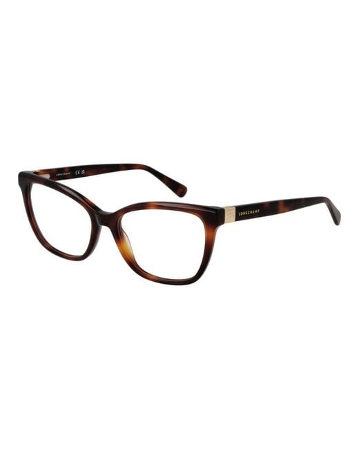 Longchamp Black Multicolor Cellulose Acetate Glasses (frames)