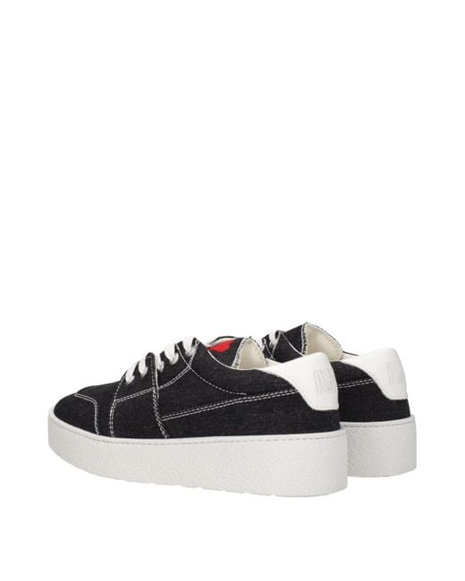 AMI Black Lowtop Casual Sneakers for men