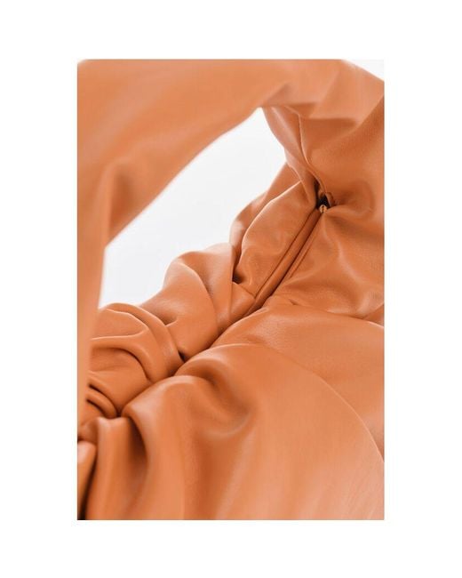Bottega Veneta Brown Orange Cowhide Tote Bag