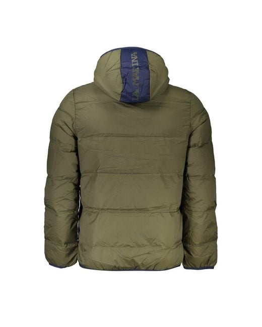 La Martina Green Polyamide Jacket for men
