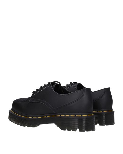 Dr. Martens Black Leather Oxfords And Derby for men