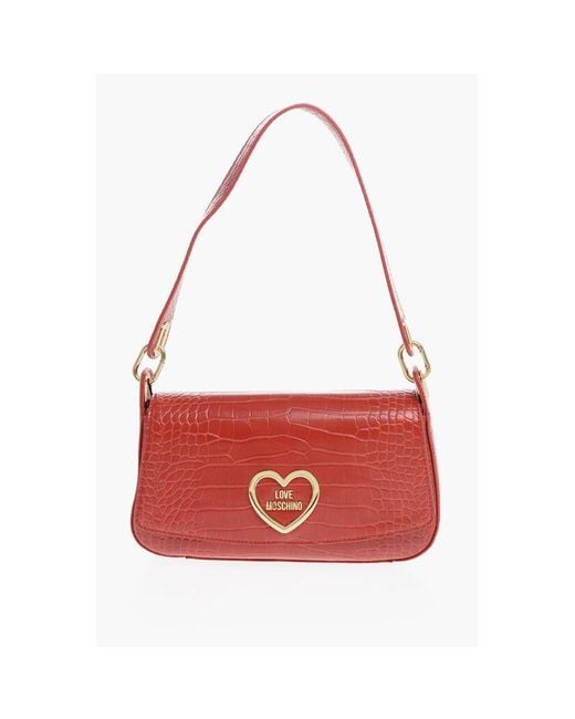 Moschino Red Polyethylene Shoulder Bag