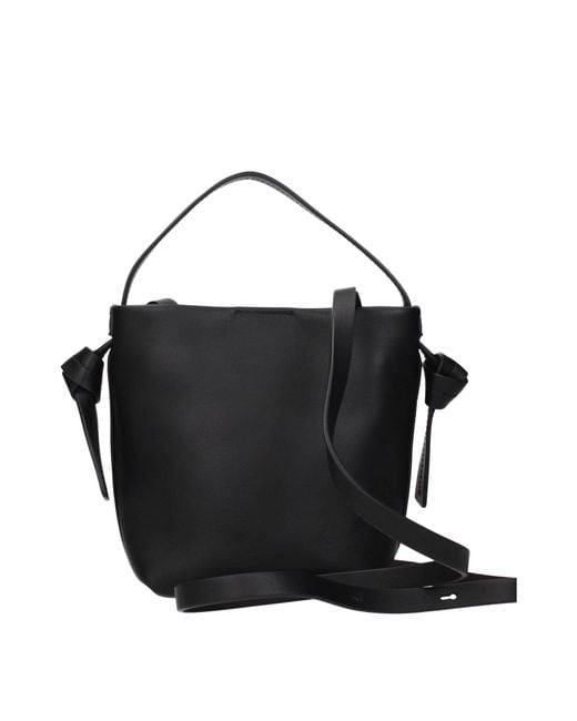 Jil Sander Black Leather Handbag