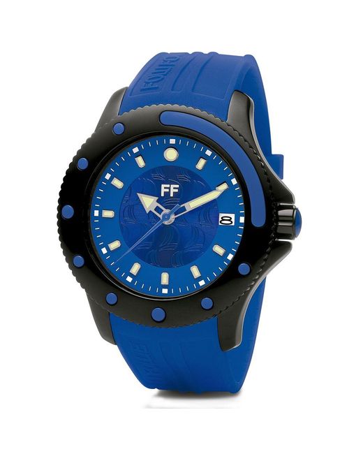 Folli Follie Blue Silicone Watch