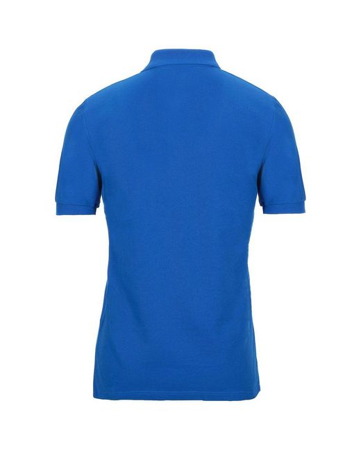 Refrigiwear Blue Chic Cotton Pique Polo Shirt For Gentlemen for men