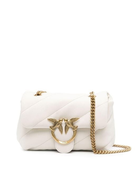 Pinko Natural Mini Love Bag Puff Maxi Quilt