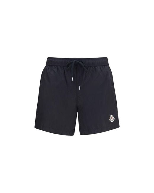 Moncler Blue Black Polyamide Sportswear for men