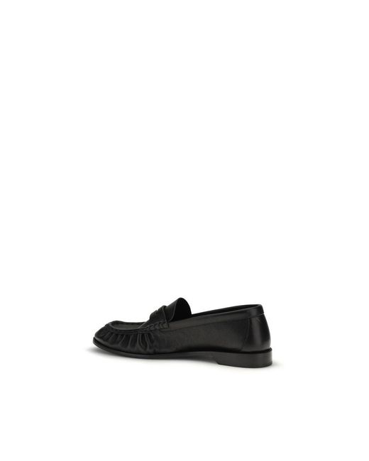 Saint Laurent Black Calf Leather Bos Taurus Slip for men