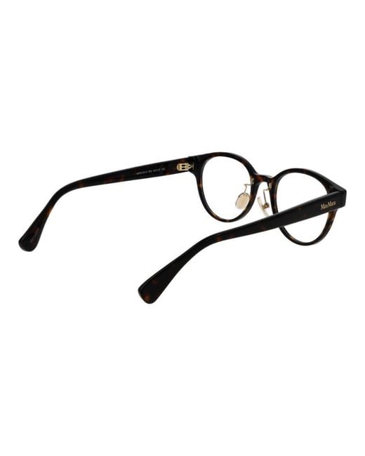 Max Mara Black Brown Acetate Glasses (frames)