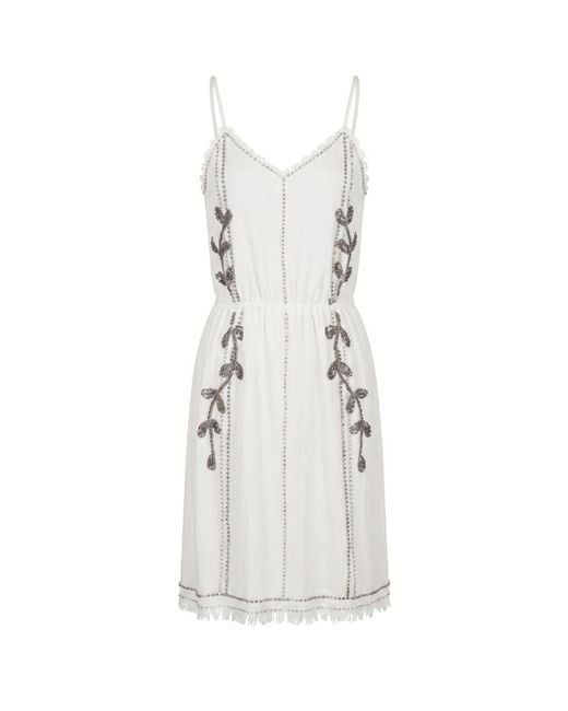 Trussardi White Cotton Dress