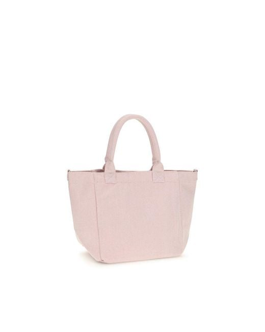 Ganni Pink Multicolor Recycled Polyester Shoulder Bag
