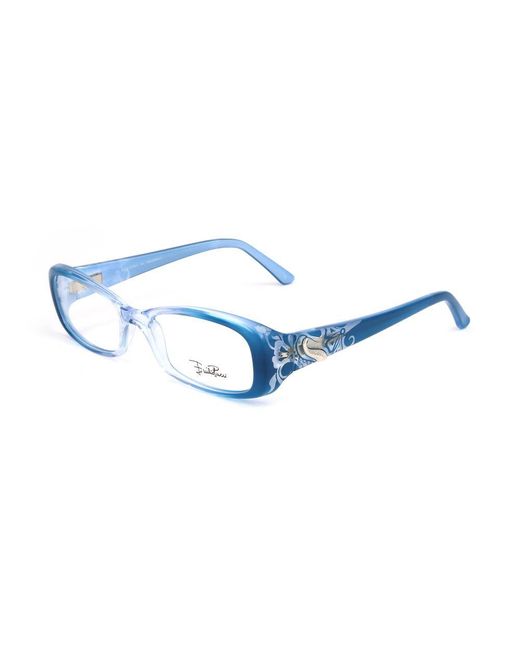 Emilio Pucci Blue Plastic Frames