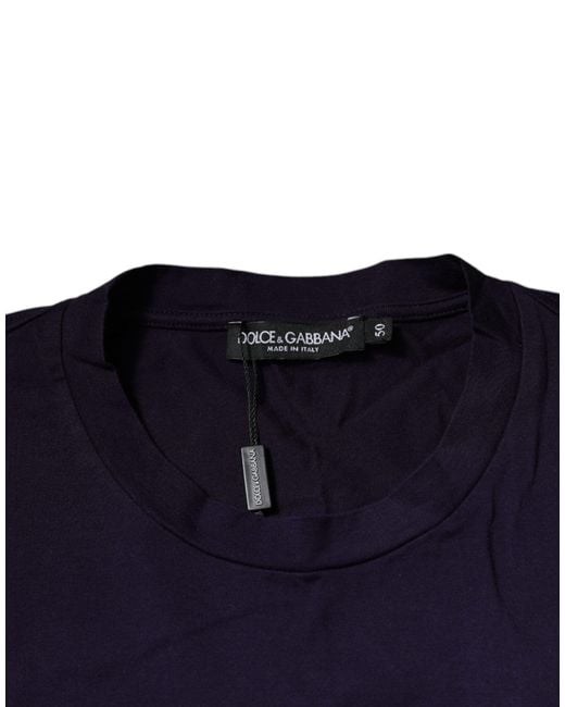 Dolce & Gabbana Blue Dg Tshirt Short Sleeves for men