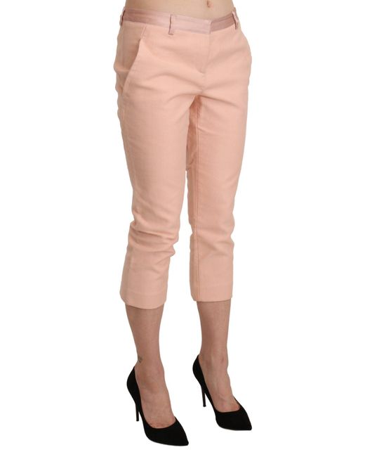 Ermanno Scervino Multicolor Chic Skinny Capri Pants