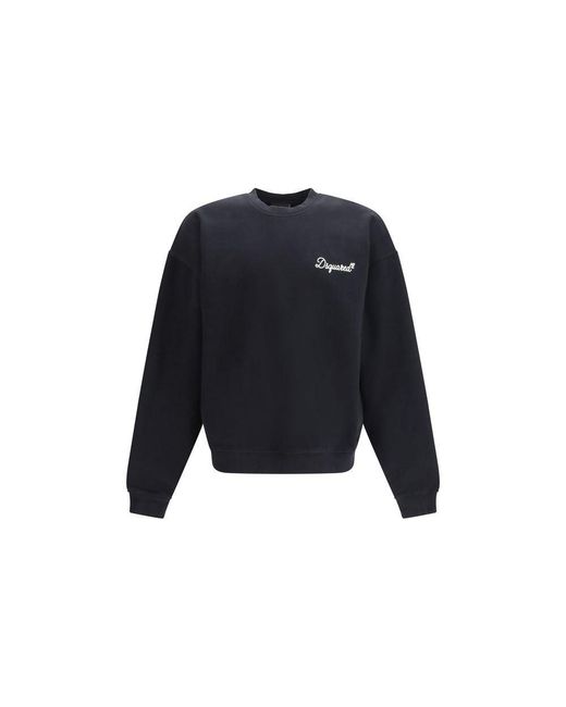 DSquared² Blue ² Cotton Sweatshirt for men