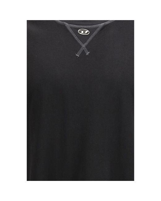 DIESEL Black Cotton Sportswear for men