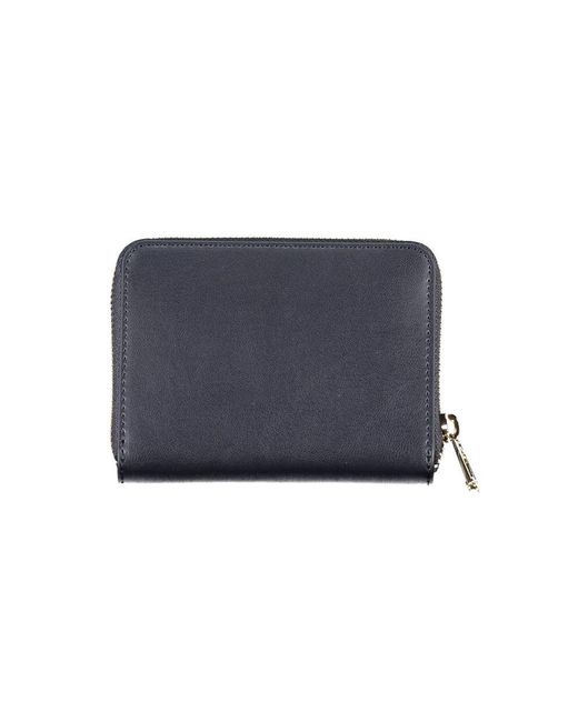 Tommy Hilfiger Blue Elegant Polyethylene Wallet For