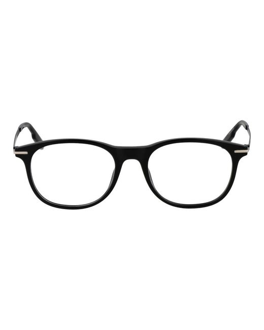 Zegna Black Plastic Glasses (Frames) for men