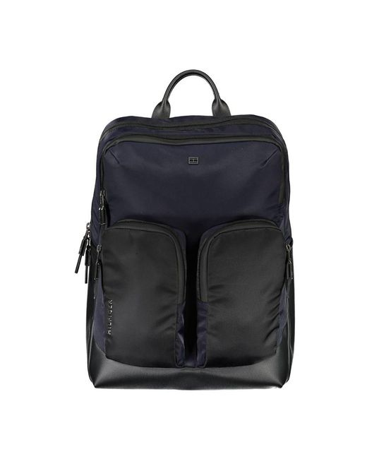 Tommy Hilfiger Black Polyethylene Backpack for men