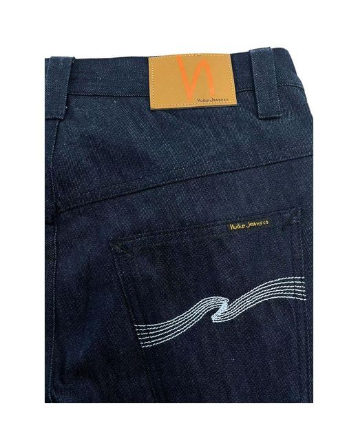 Nudie Jeans Blue Cotton Jeans & Pant for men