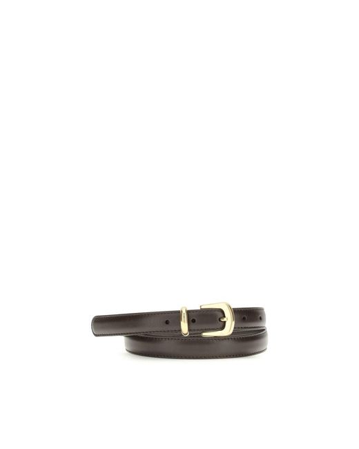 The Row Multicolor Brown Calf Leather Bos Taurus Regular Belt