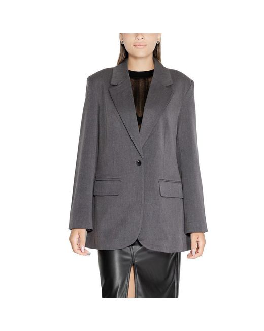 ONLY Gray Recycled Polyester Suits & Blazer