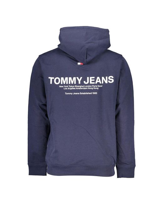 Tommy Hilfiger Blue Sleek Hooded Sweatshirt for men