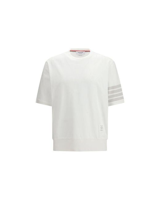 Thom Browne White Cotton Sportswear for men