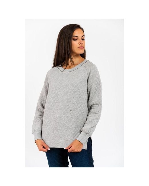 Gas Gray Cotton Sweatshirt