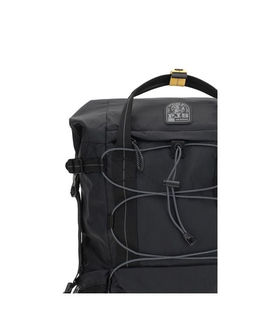 Parajumpers Black Hari Backpack for men