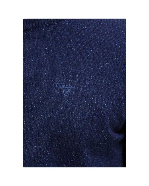 Barbour Blue Wool Sweatshirt for men