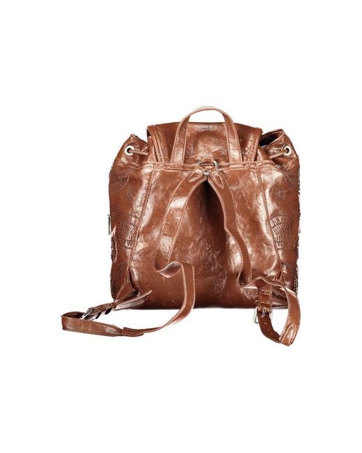 Desigual Brown Polyurethane 's Backpack