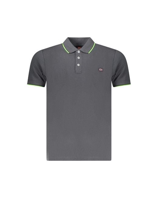 Norway 1963 Gray Cotton Polo Shirt for men