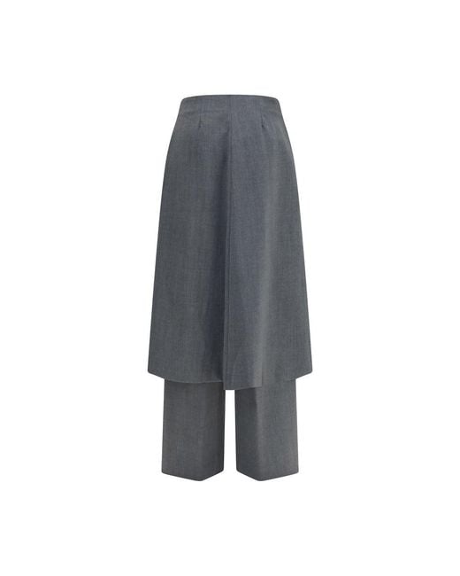 THE LATEST Gray Polyester Dress Pants