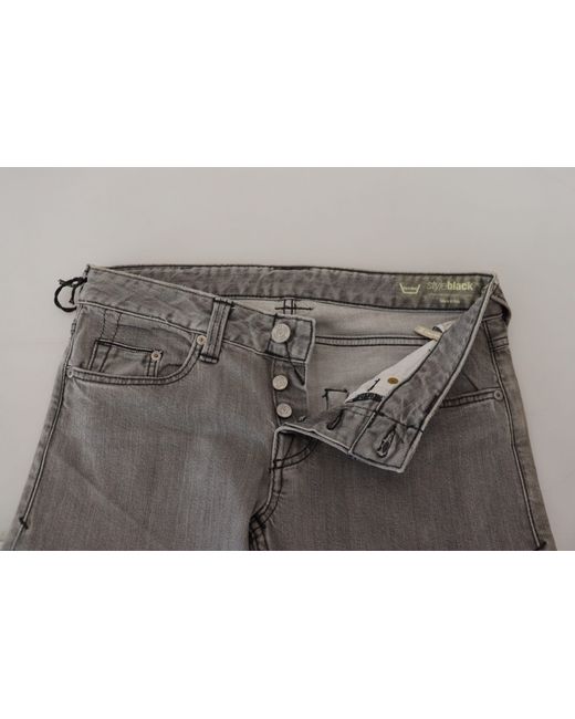 Care Label Black Chic Low Waist Skinny Jeans