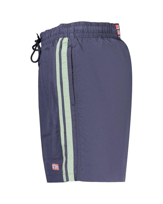 Norway 1963 Blue Blu Poliammide Men's Boxer for men