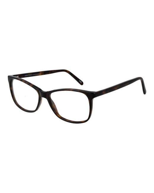 Andy Wolf Black Brown Acetate Glasses (frames)