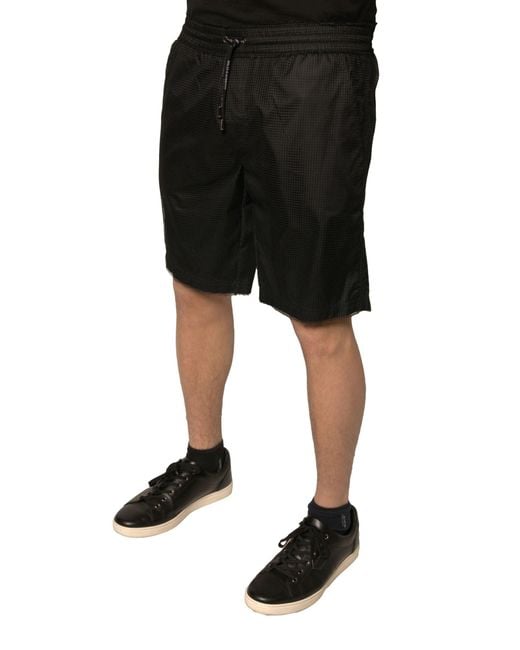 Dolce & Gabbana Black Summer Shorts for men