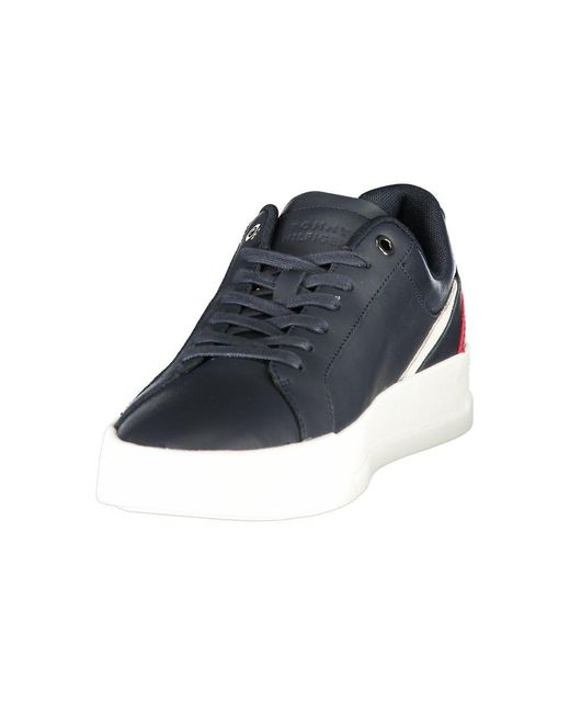 Tommy Hilfiger Blue Poliuretano Men's Sneaker for men