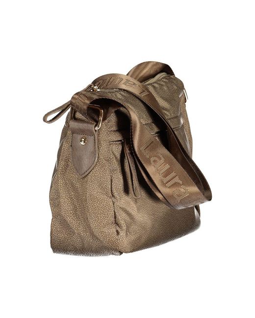 Laura Biagiotti Natural Beige Polyester Handbag