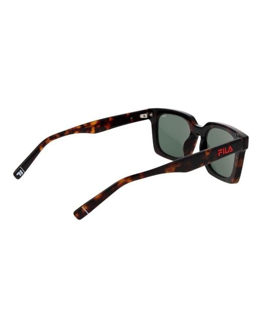 Fila Black Cellulose Acetate Sunglasses for men