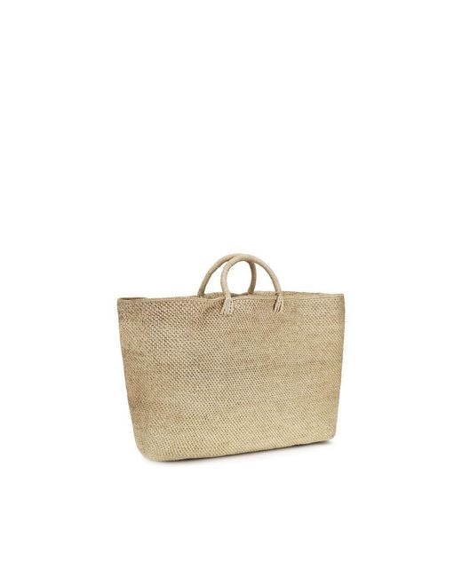 Manebí Natural Beige Raffia Handbag