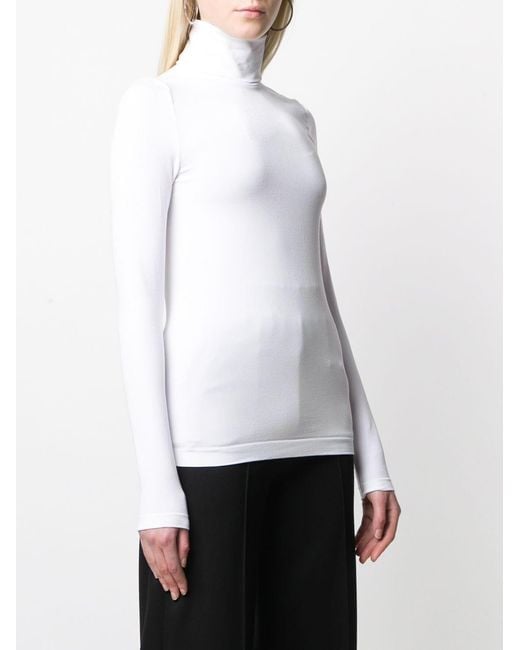 Wolford White Aurora Pullover