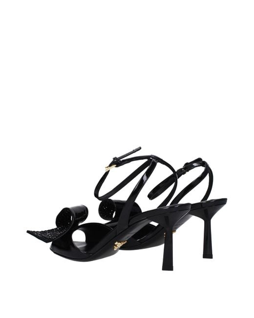 Prada Black Leather Sandal for men