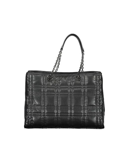 Calvin Klein Black Polyester Handbag